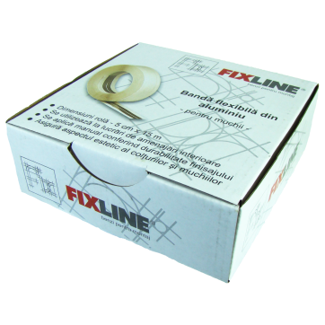 Banda flexibila din aluminiu pentru muchii FixLine 5 cm x 15m