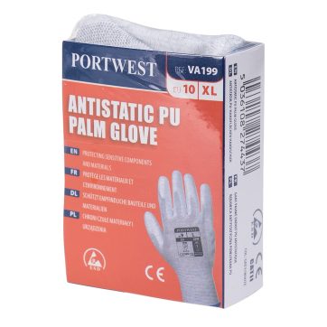 Manusa antistatica vending aplicatii PU in palma PortWest VA199