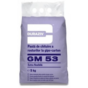 Pasta de chituire si gletuire pentru gips-carton DURAZIV GM 53 5kg